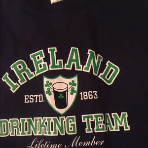 Ireland/Irish drinking team tee shirt short